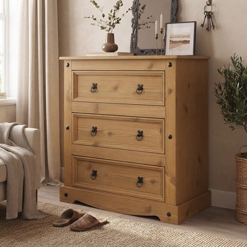 Versatile drawer pine chest - 3,