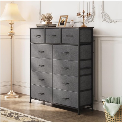 Dark grey drawer - 11-drawer, storage
