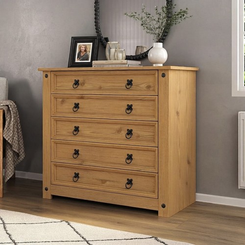 Rustic corona drawer chest - rustic,