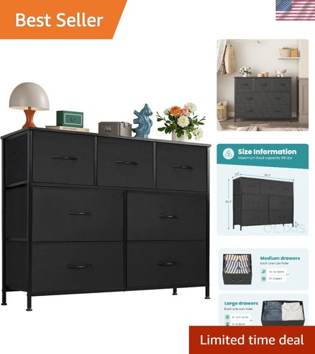 Elegant drawer dresser with - 7-drawer,
